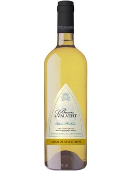 Вино Барон де Валверт / Франция Лангедок Гард белое полусладкое 0,75 л. 12%