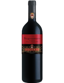 Вино Декорди / Негроамаро Италия Апулия красное сухое 0,75 л. 12,5%