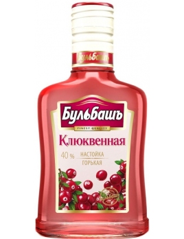 Настойка горькая Бульбашъ / Клюквенная Беларусь 0,2 л. 40%