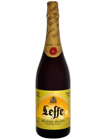 Пиво Леффе / Блонде Бельгия фильтрованное светлое стекло 0,75 л. 6,6%