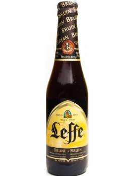 Пиво Леффе / Брюне Бельгия фильтрованное темное стекло 0,33 л. 6,5%