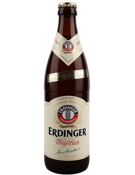 Пиво Эрдингер / Германия нефильтрованное светлое стекло 0.5л 5.3%