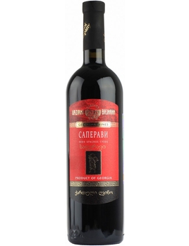 Вино Вазиани / Саперави Грузия Кахетия красное сухое 0,75 л. 11,5% 