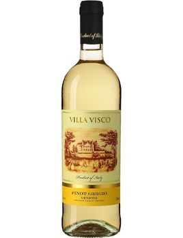 Вино Вилла Виско / Пино Гриджо Италия Венето белое сухое 0,75 л. 12%