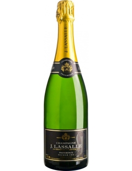 Шампанское Ж.Лассаль / Преферанс Премье крю Франция Шампань белое брют 0,75 л. 12%