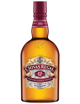 Виски Чивас Ригал / 12 лет купажированный Шотландия 0,7 л 40% ПУ