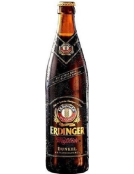 Пиво Эрдингер / Германия нефильтрованное темное стекло 0.5л 5.3%