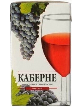 Вино Виктория / Каберне Россия красное сухое 1л 12%