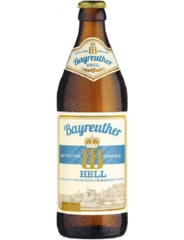 Пиво Байротер Хель / Германия фильтрованное светлое стекло 0.5л 4.9% 