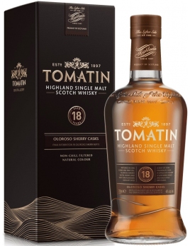 Виски Томатин / 18 лет односолодовый Шотландия 0,7 л. 46% ПУ
