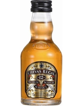Виски Чивас Ригал / 12 лет купажированный Шотландия 0,05 л. 40%