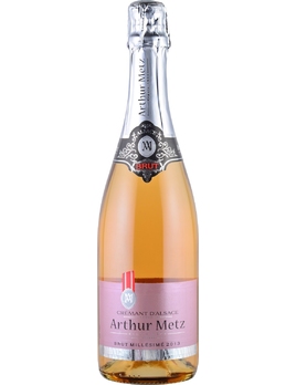 Вино игристое Артур Метц / Розе Франция Эльзас розовое брют 0,75, 12%