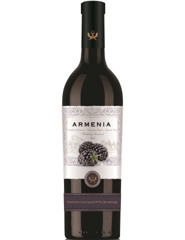 Вино плодовое Армения / Ежевичное Армения полусладкое 0,75 л. 11%