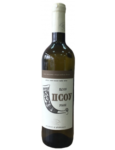 Вино Псоу / Абхазия белое полусладкое 0,75 л. 11%