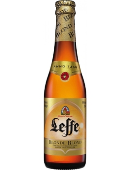 Пиво Леффе / Блонде Бельгия фильтрованное светлое стекло 0,33 л. 6,6%