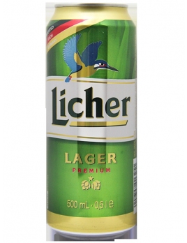 Пиво Лихер / Лагер Германия фильтрованное светлое банка 0.5л 4,9%