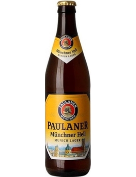 Пиво Пауланер / Мюнхенское Германия фильтрованное светлое стекло 0.5л  4,9 %